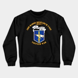 3rd Radio Research Unit Mobile Det  - Vietnam War - Blue Crewneck Sweatshirt